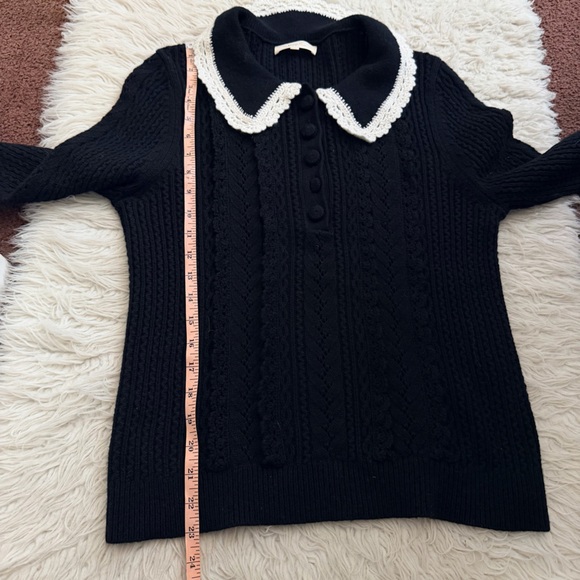 Sezane Frances Jumper - Black - Picture 7 of 7